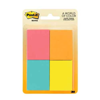 Post It 4Pk- Flourescent