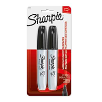 Sharpie, Chisel Point, 2Pk