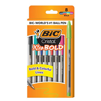 Bic Cristal Xtra Bold 8Pk