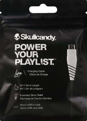 Image of Skullcandy Charging Usb Cable 4Ft-Blk/Wht