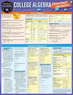 Image of College Algebra: Equations & Answers