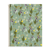 Mr 4Sub Notebook-Green Floral