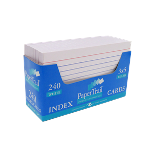 Trayed Index Cards 3X5 Lined (240Pk) - main view