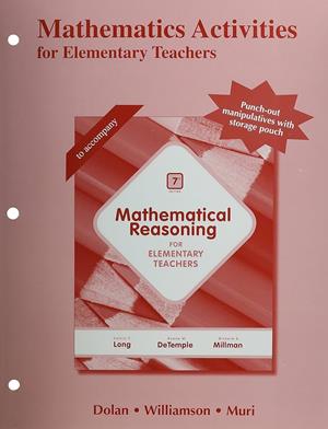 Image of Mathematics Activities for Elementary Teachers